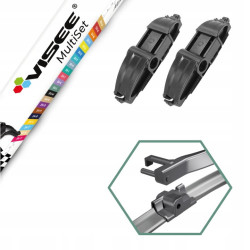 2Pcs Adaptateur Essuie-Glace Avant Universel - Visee
