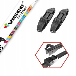 2Pcs Adaptateur Essuie-Glace Avant Universel - Visee