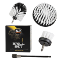 Brill Set Pro – 3pcs Brosses Nettoyage + Rallonge Perceuse / Visseuse - K2