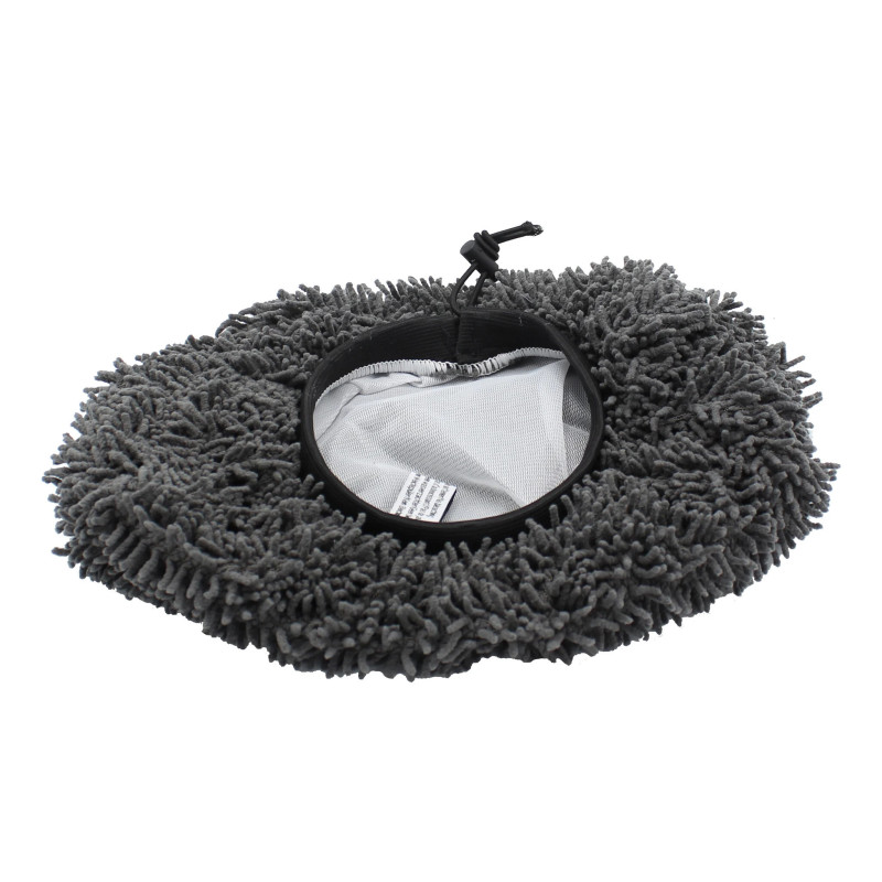 Housse Microfibre Rasta Gris Pour Brosse De Lavage Automobile