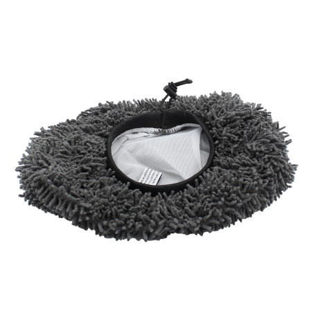 Housse Microfibre Rasta Gris Pour Brosse De Lavage Automobile