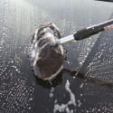 Housse Microfibre Rasta Gris Pour Brosse De Lavage Automobile