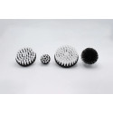 4Pcs Drill Brush Blanche - Brosse Nettoyage Souple Perceuse