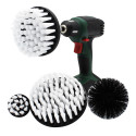 4Pcs Drill Brush Blanche - Brosse Nettoyage Souple Perceuse