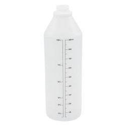 Bouteille Vide 1000Ml Graduée - Flacon Translucide