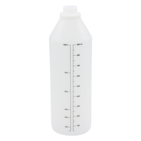 Bouteille Vide 1000Ml Graduée - Flacon Translucide