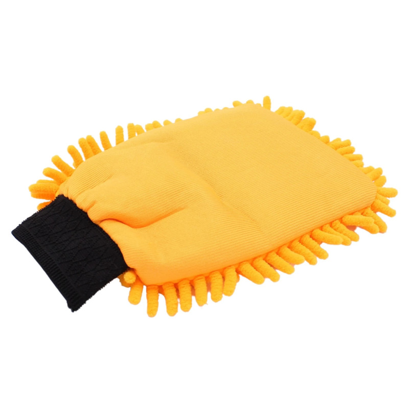 Gant De Lavage Microfibre ''Rasta'' Double Face