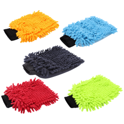 Gant De Lavage Microfibre ''Rasta'' Double Face