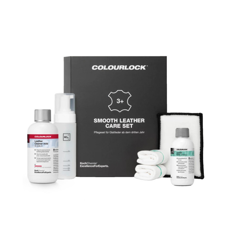 Smooth Leather Care Set - Kit Entretien Cuir - Colourlock Koch Chemie