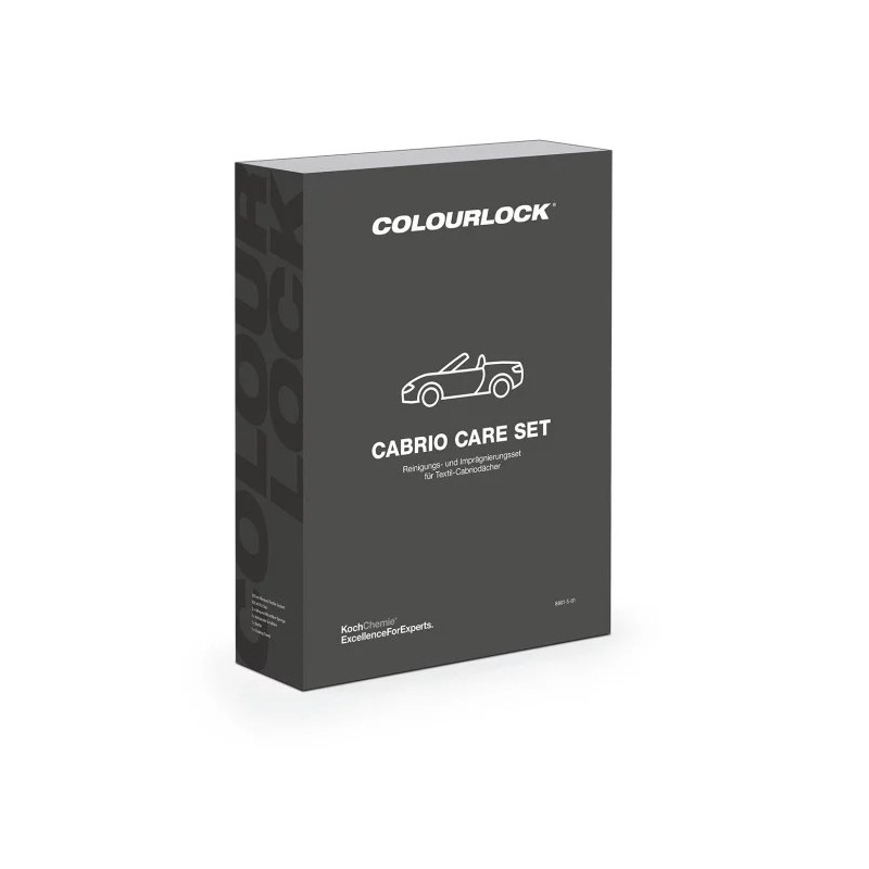 Cabrio Care Set - Nettoyage Imperméabilisation Capote - Colourlock Koch Chemie