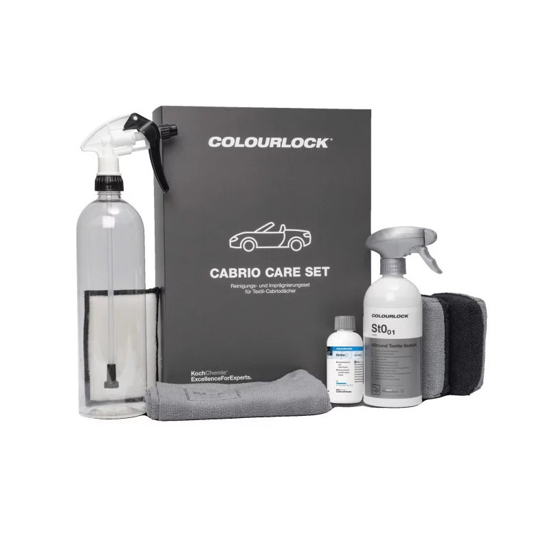 Cabrio Care Set - Nettoyage Imperméabilisation Capote - Colourlock Koch Chemie