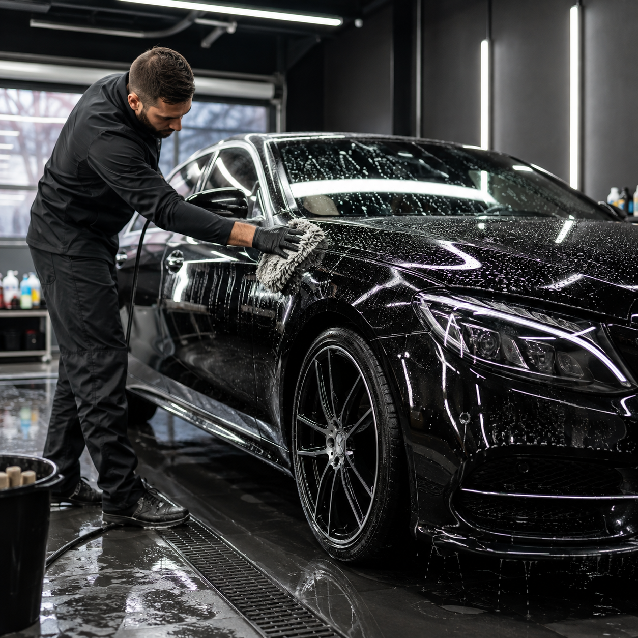 Lavage extérieur voiture : méthode complète pour un nettoyage efficace